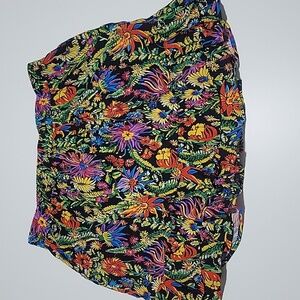 Vibrant Floral Skirt